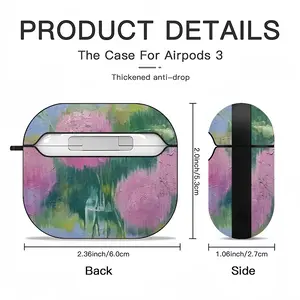 Peonies Airpods 3 Case (Hard Shell, Black)