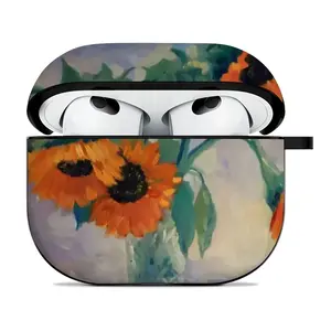 Sunflowers Airpods 3 Case (Hard Shell, Black)