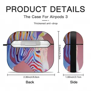 Zebra Airpods 3 Case (Hard Shell, Black)