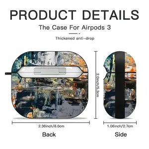 View Of The Sapphire Lake Airpods 3 Case (Hard Shell, Black)