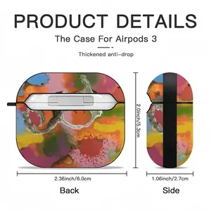 Be Happy Airpods 3 Case (Hard Shell, Black)