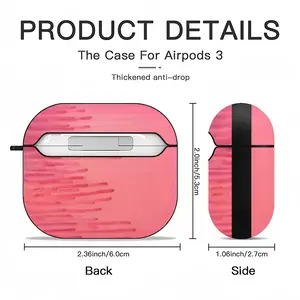 Heartbroken Airpods 3 Case (Hard Shell, Black)