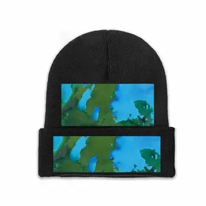 Green Figures Mysteries Knit Cap