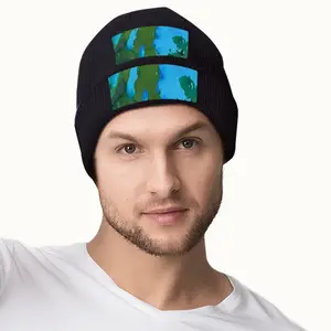 Green Figures Mysteries Knit Cap