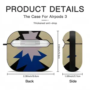 Blue Scarf Airpods 3 Case (Hard Shell, Black)