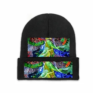 Frida Green Knit Cap