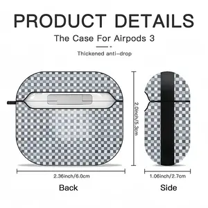 Slight Quake Airpods 3 Case (Hard Shell, Black)