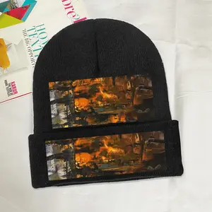 The Gold Of The Night Knit Cap