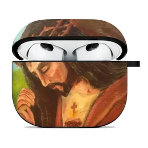 King Jesus Airpods 3 Case (Hard Shell, Black)