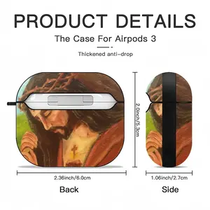 King Jesus Airpods 3 Case (Hard Shell, Black)