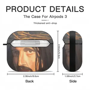 Christ Airpods 3 Case (Hard Shell, Black)