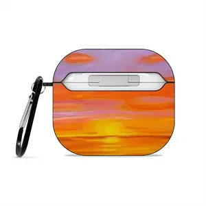 Beach Airpods 3 Case (Hard Shell, Black)