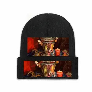 Still Life With Samovar And Candles Knit Cap