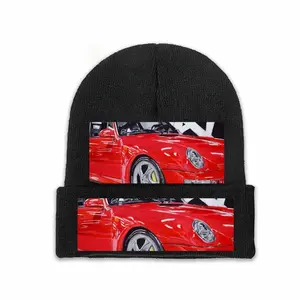 Porsche Turbo Red Knit Cap