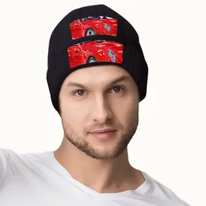 Porsche Turbo Red Knit Cap