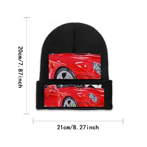 Porsche Turbo Red Knit Cap