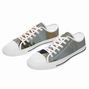 Men Sea Turtle Rising Retro Canvas Shoes