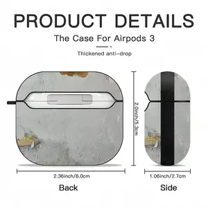 “Peace” Airpods 3 Case (Hard Shell, Black)