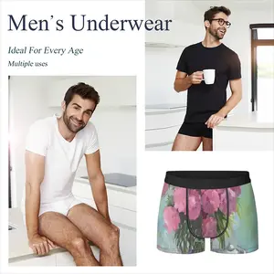 Men Still Life With Peonies Underpant