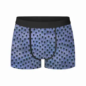 Men Holes Purple Blue Underpant