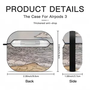 Sea Ranch 3 Airpods 3 Case (Hard Shell, Black)