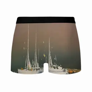 Men Sailboats Anchored At Sunset Underpant