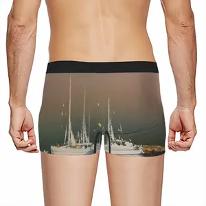 Men Sailboats Anchored At Sunset Underpant