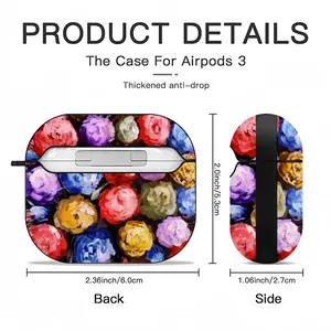 Beautiful Like Roses Airpods 3 Case (Hard Shell, Black)