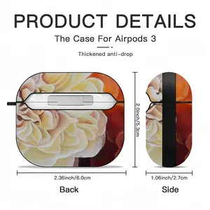 Roses Airpods 3 Case (Hard Shell, Black)