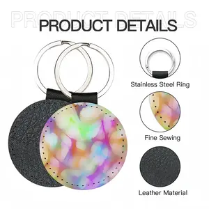 Sketchpad 9224 Leather Circular Keychain