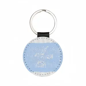 Bay Of Biscay #9 (2019) Leather Circular Keychain