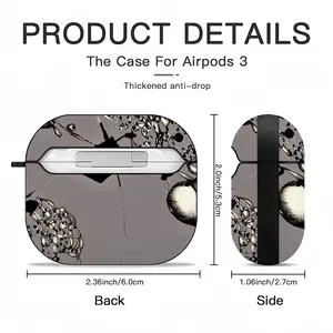 Space 8 Airpods 3 Case (Hard Shell, Black)