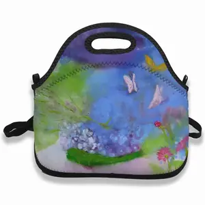 Purple Feather Children's Lunch Bag