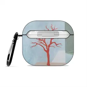 Red Tree Airpods 3 Case (Hard Shell, Black)