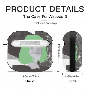 Green Airpods 3 Case (Hard Shell, Black)