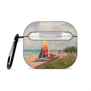 Sailboat On Miami Beach Airpods 3 Case (Hard Shell, Black)