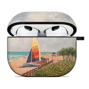 Sailboat On Miami Beach Airpods 3 Case (Hard Shell, Black)