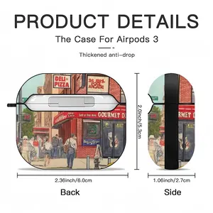 Billiards On 34Th St New York City Airpods 3 Case (Hard Shell, Black)