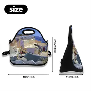 Santorini House And Cliffs In Oia Children's Lunch Bag