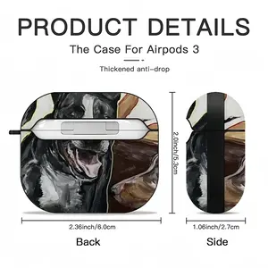 Barking Airpods 3 Case (Hard Shell, Black)