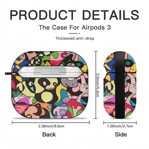 Bedlam 9 Airpods 3 Case (Hard Shell, Black)