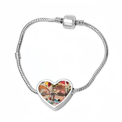 Arizona Heart Shaped Nnake Bone Bracelet