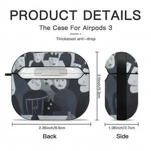 Christmas Party For The Dead Airpods 3 Case (Hard Shell, Black)