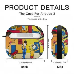 Street Scene Airpods 3 Case (Hard Shell, Black)