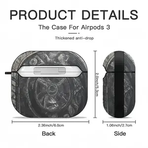 Death Helmet Airpods 3 Case (Hard Shell, Black)