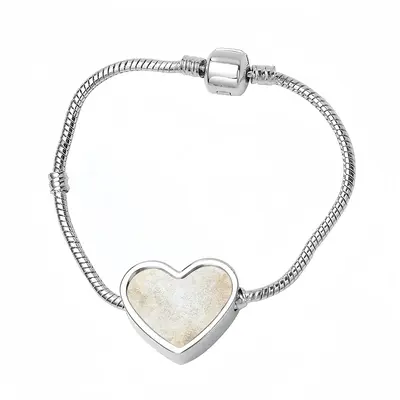 Tierra 1 Heart Shaped Nnake Bone Bracelet