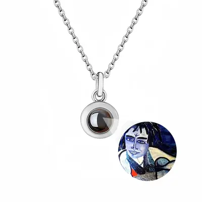 Lunatic Titanium Steel Projection Necklace