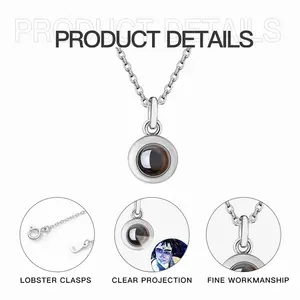 Lunatic Titanium Steel Projection Necklace