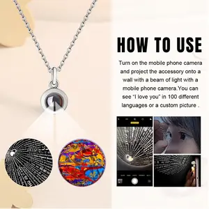 Aventure Titanium Steel Projection Necklace