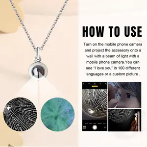 Growth 266 Seconds Titanium Steel Projection Necklace